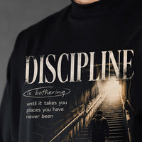 Vintage Graphic Oversized Tee β Black